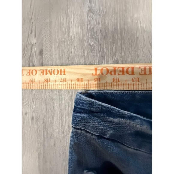 Express 70s Flare Mid Rise Jeans Ultra Hyper Stretch Womens Size Large 12/14/16 - Picture 5 of 7